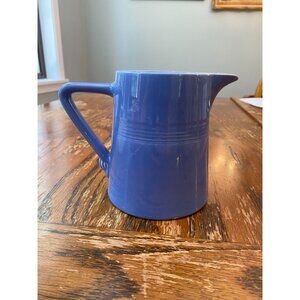 Harlequin Fiesta Vintage Mauve Blue 22oz Jug Pitcher USA 1938-1959 HLC